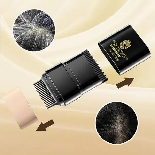 Instant Hair Dye Stick with Built-in Comb – Grey Hair Touch-Up Solution